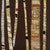 Woodland Birch Brown Canvas Art