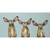 Three Fawns on Blue Canvas Print