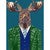 Mister Moose's Christmas Canvas Print