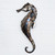 Polished Metal Seahorse - Medium - OVERSTOCK