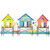 Colorful Cabanas Wall Art - OVERSTOCK
