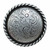 Engraved Flower Cabinet Knobs - Set of 2 - Nickel - OUT OF STOCK