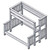 Barnwood Queen/Single XL Bunkbed