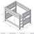 Barnwood Queen/Queen Bunkbed
