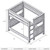 Barnwood Double/Double Bunkbed