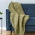 Sage Chunky Knit Throw