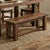 Barnwood Wood Seat Bench