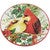 Always & Forever Cardinal Dessert Plates - Set of 4