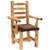 Cedar Log Upholstered Arm Chair Cedar Log Upholstered Arm Chair
