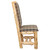 Cedar Log High Back Upholstered Side Chair