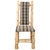 Cedar Log High Back Upholstered Side Chair