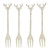 Antler Charm Forks - Set of 4