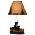 Kodiak/Honey Bear Family Canoe Table Lamp- Canoe and Tree Shade
