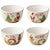 Nutcracker Fest Ice Cream Bowls-Set of 4 Nutcracker Fest Ice Cream Bowls-Set of 4