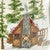 Winter Cabin Mugs - Set of 4