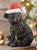 Festive Lights Santa Bear Figurine
