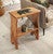 Black Bear Silhouette Side Table