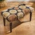 Log Slice Hooked Bench