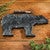 Bear Silhouette Marble Cutting Board w/ Spreader
