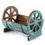 Western Wagon Wheel Turquoise Planter