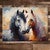 Sunset Horses Indoor/Outdoor Canvas Wall Art