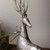 North Woods Metal Reindeer Sculptures - Set of 2