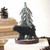 Black Bear with Christmas Tree Wood Sculpture Black Bear with Christmas Tree Wood Sculpture