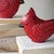 Cardinal Metal Sculptures - Set of 2