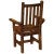 Barnwood Prairie Dining Arm Chair
