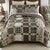 Pine & Plaid Patches Quilt Set - Cal King