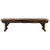 Lima Live Edge 5 Foot Bench - Jacobean Stain