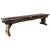 Lima Live Edge 5 Foot Bench - Jacobean Stain