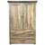 Lima Live Edge Armoire - Clear Lacquer