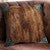 Highland & Teal Floral Cowhide Pillow - Medium
