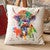 Watercolor Highland Cow Outdoor Pillow