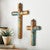 Earthy Elegance Clay Wall Cross - Large
