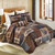 Pinecone Haven Quilt Bed Set - Queen