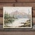 Tranquil Lake Watercolor Framed Wall Art