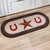 Horseshoe & Star Oval Rug