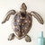 Polished Metal Sea Turtle - Large - OVERSTOCK