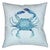 Watercolor Crab 18 x 18 Outdoor Pillow - OVERSTOCK
