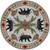 Bear Tracks Rug - 8 Ft. Round