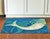 Mermaid Swirl Rug - 2 x 3 - OVERSTOCK