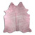 Pink Specked White Cowhide - Medium - OVERSTOCK