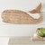 Wrapped Rattan Whale Wall Art - CLEARANCE