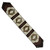 Southwestern Adventure Table Runner - Brown & White - OVERSTOCK