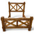 Timber Double X Cal King Bed