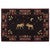 Moose Panels Hooked Wool Rug - 4 x 6