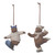 Beary Merry Ice Pals Ornaments - Set of 4