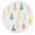 Retro Trees Plates - Set of 4